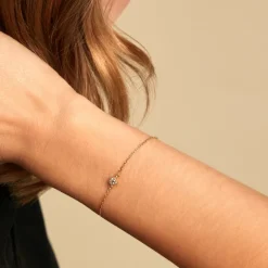 Marc Orian Bracelets|Bijoux Coeur > Bracelet Poem Argent Jaune Topaze Bleu Sky