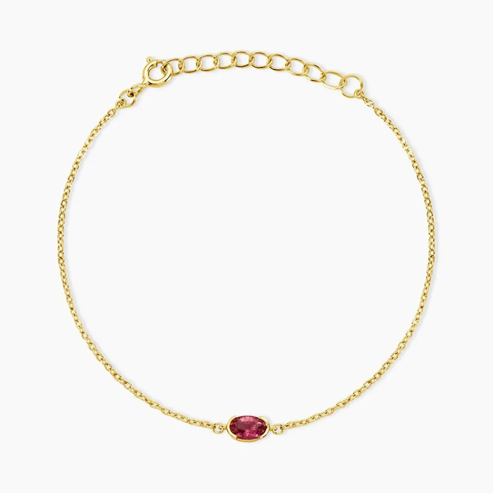 Marc Orian Bracelets|Idées Cadeaux Femme > Bracelet Poem Argent Jaune Tourmaline