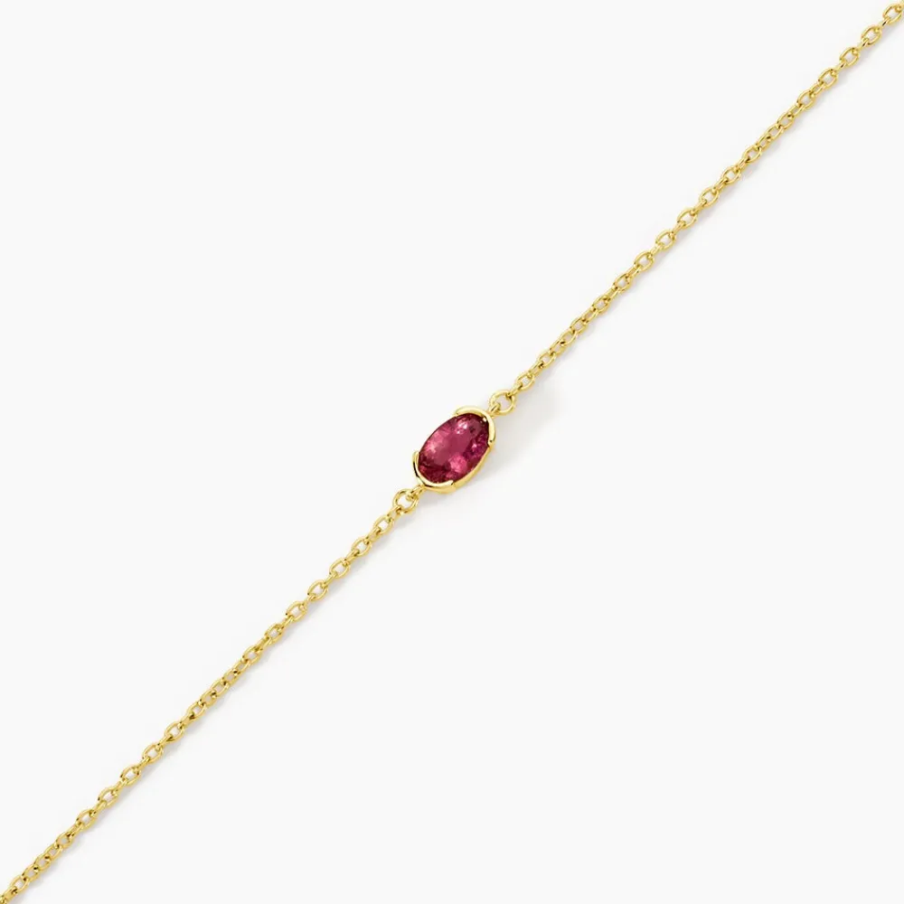 Marc Orian Bracelets|Idées Cadeaux Femme > Bracelet Poem Argent Jaune Tourmaline