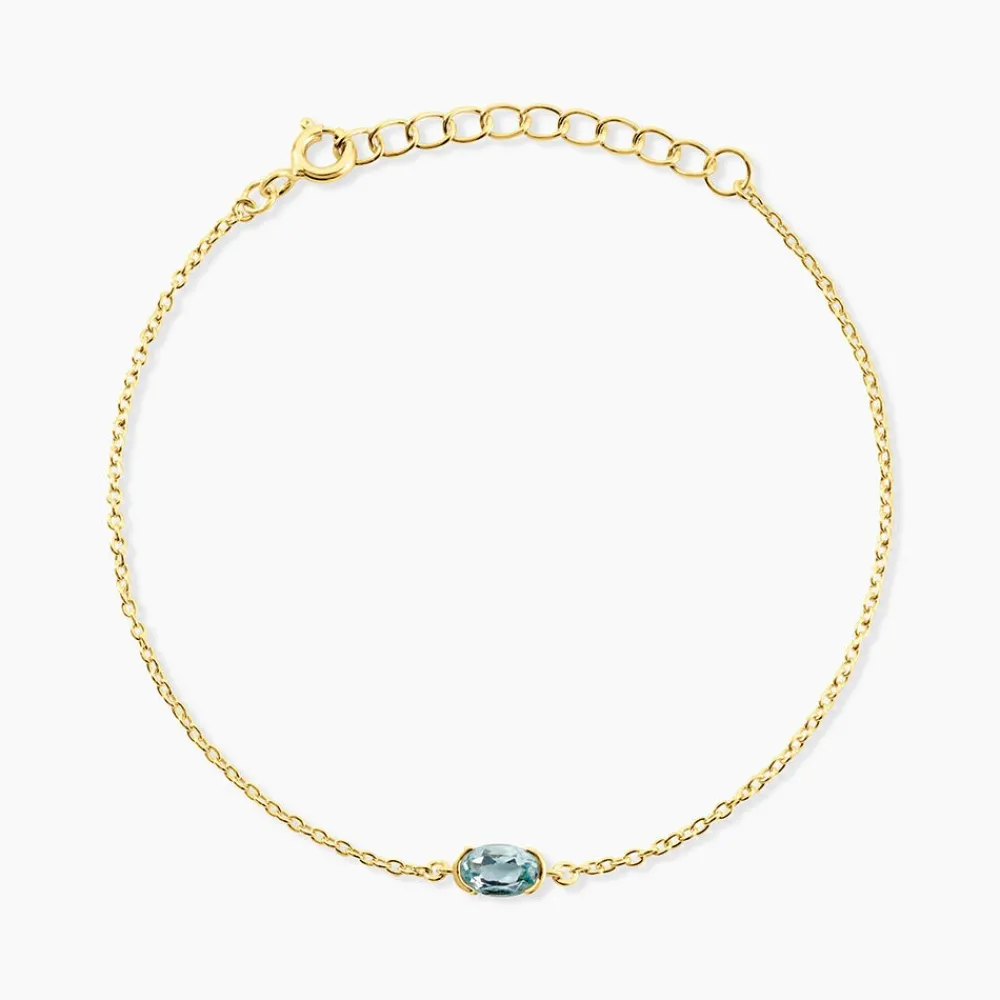 Marc Orian Bracelets|Idées Cadeaux Femme > Bracelet Poem Argent Jaune Topaze