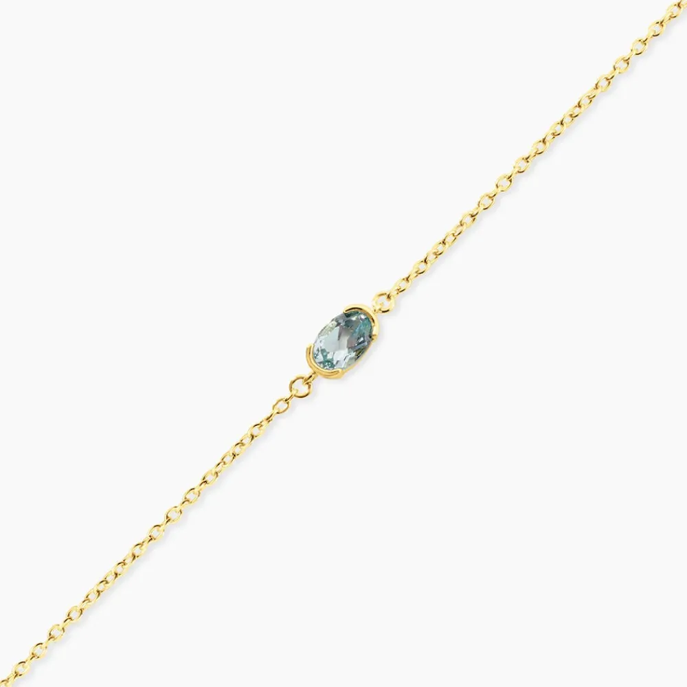 Marc Orian Bracelets|Idées Cadeaux Femme > Bracelet Poem Argent Jaune Topaze
