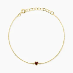Marc Orian Bracelets|Bijoux Fantaisie > Bracelet Poem Argent Jaune Tourmaline