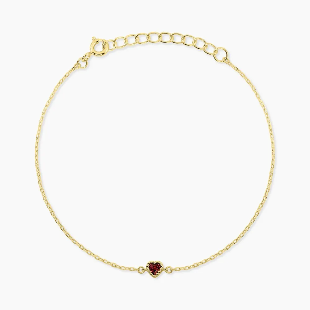Marc Orian Bracelets|Bijoux Fantaisie > Bracelet Poem Argent Jaune Tourmaline