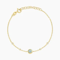 Marc Orian Bracelets|Bijoux Fantaisie > Bracelet Poem Argent Jaune Topaze Oxyde De Zirconium