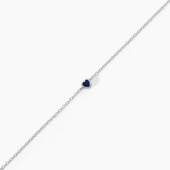 Marc Orian Bracelets Chaînes|Bracelets > Bracelet Querida Argent Blanc Pierre De Synthese