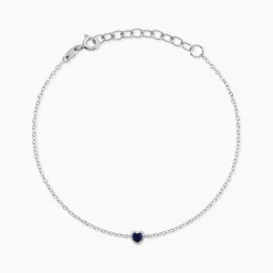 Marc Orian Bracelets Chaînes|Bracelets > Bracelet Querida Argent Blanc Pierre De Synthese
