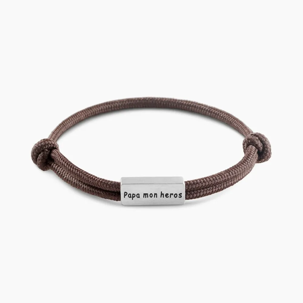 Marc Orian Bracelets Homme|Bracelets Acier Inoxydable > Bracelet Randal Acier Blanc Lapis Lazuli