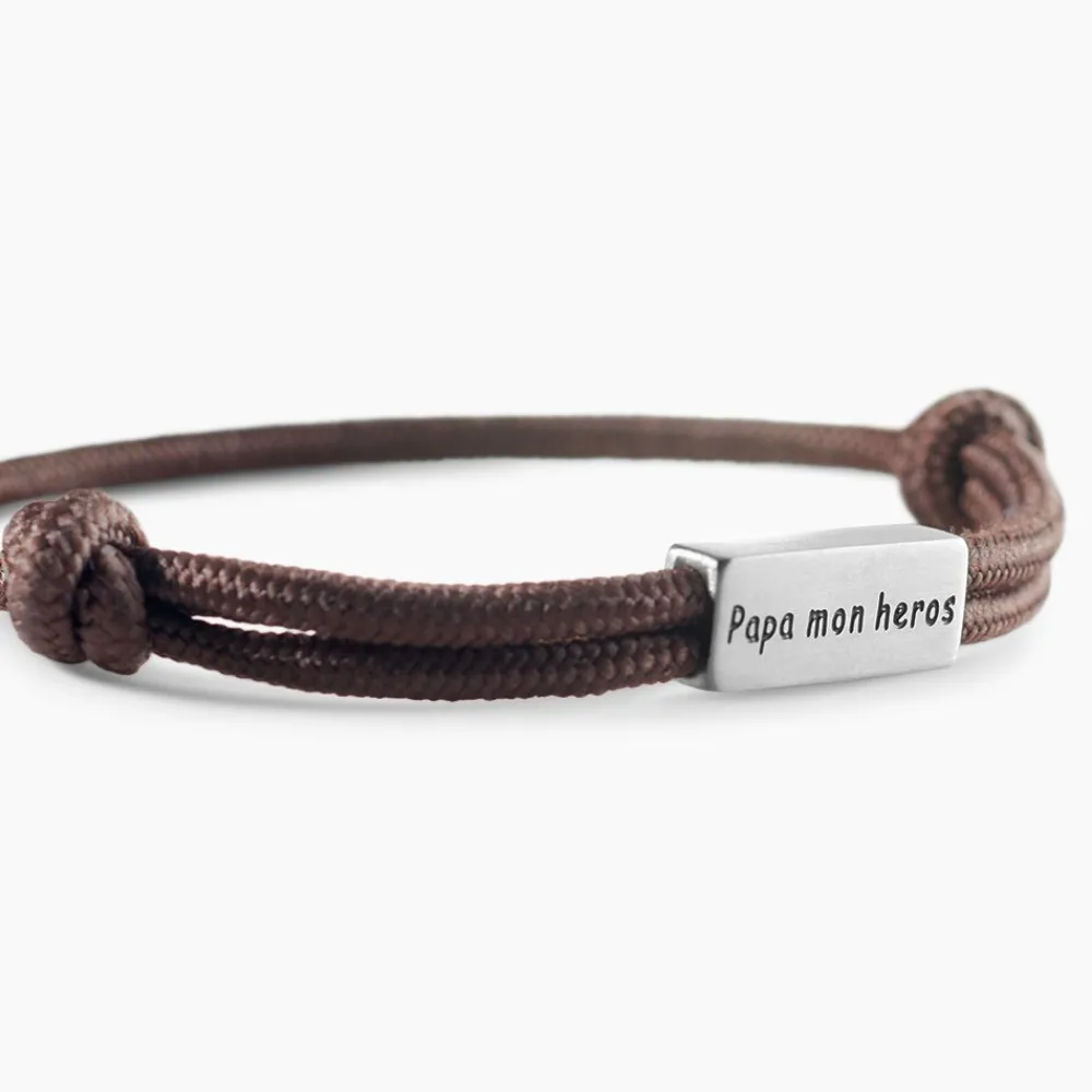 Marc Orian Bracelets Homme|Bracelets Acier Inoxydable > Bracelet Randal Acier Blanc Lapis Lazuli