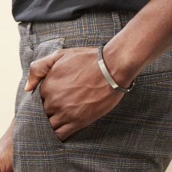 Marc Orian Bracelets Homme|Bracelets Acier Inoxydable > Bracelet Raphael Acier Blanc