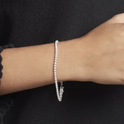 Bracelet Reem Or Blanc Diamant