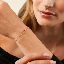 Marc Orian Bracelets Acier Inoxydable|Bijoux Acier Inoxydable > Bracelet Ria Acier Jaune