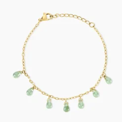 Marc Orian Bracelets Acier Inoxydable|Bijoux Acier Inoxydable > Bracelet Ria Acier Jaune Pierre De Synthese