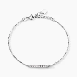 Bracelet Rio Argent Blanc Oxyde De Zirconium