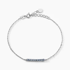Bracelet Rio Argent Blanc Oxyde De Zirconium