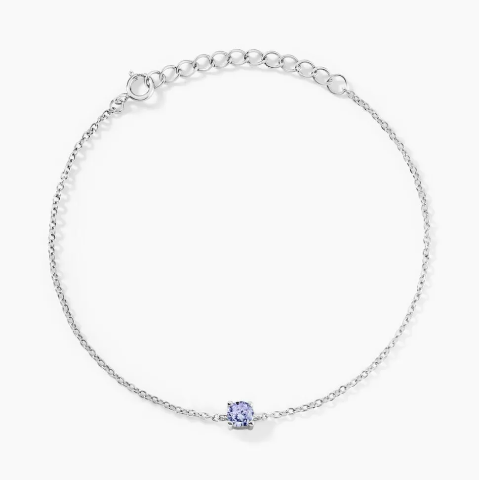 Bracelet Rio Argent Blanc Oxyde De Zirconium