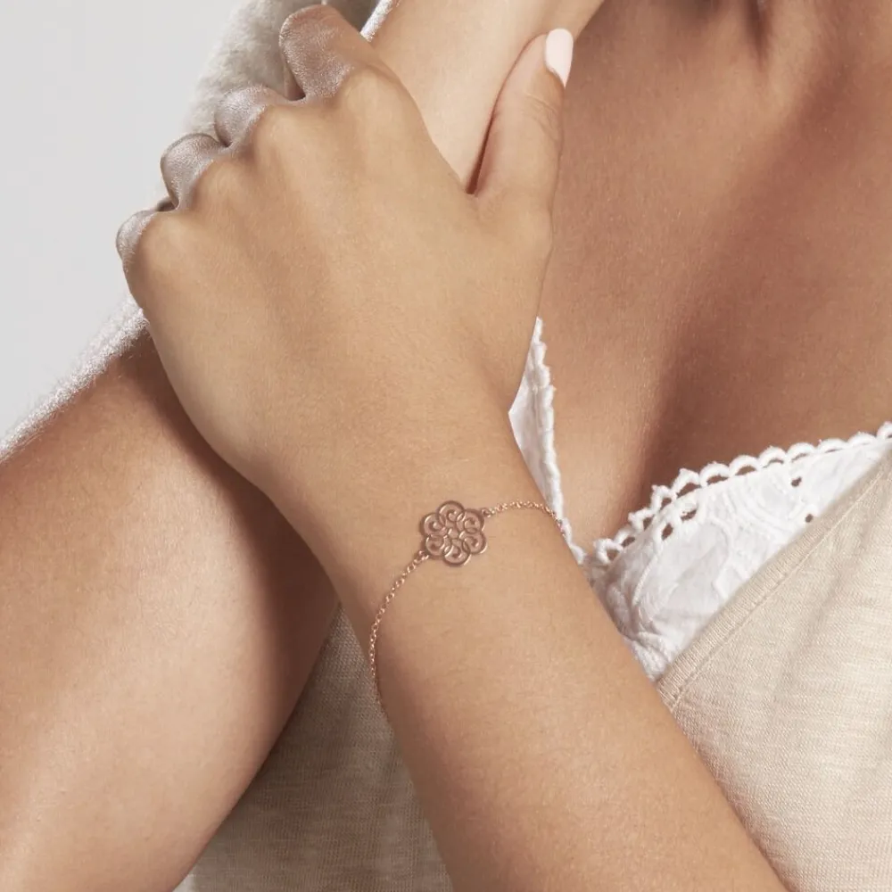 Marc Orian Bracelets|Bijoux Fantaisie > Bracelet Rubino Argent Rose