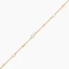 Bracelet Scintillante Plaqué Or Jaune Oxyde De Zirconium