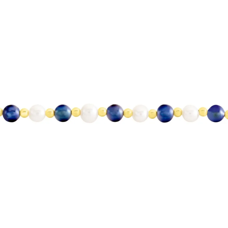 Bracelet Selsabile Or Jaune Perle De Culture