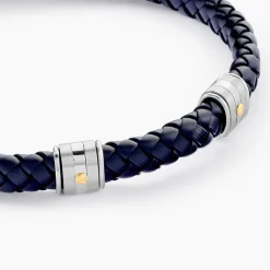 JOURDAN Bracelets Homme|Bracelets Acier Inoxydable > Bracelet Selwaae Or Acier Bicolore
