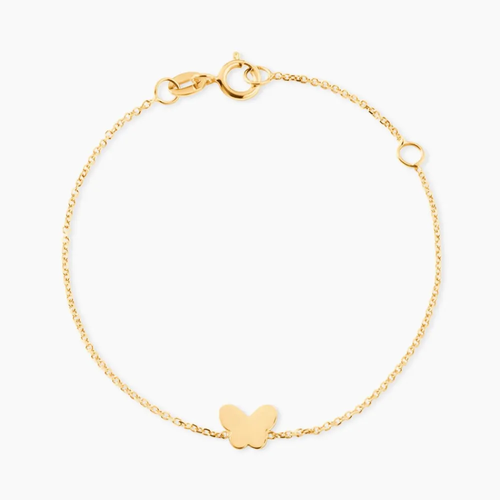 Marc Orian Bracelets Or|Bracelets Enfants > Bracelet Shaida Papillon Or Jaune