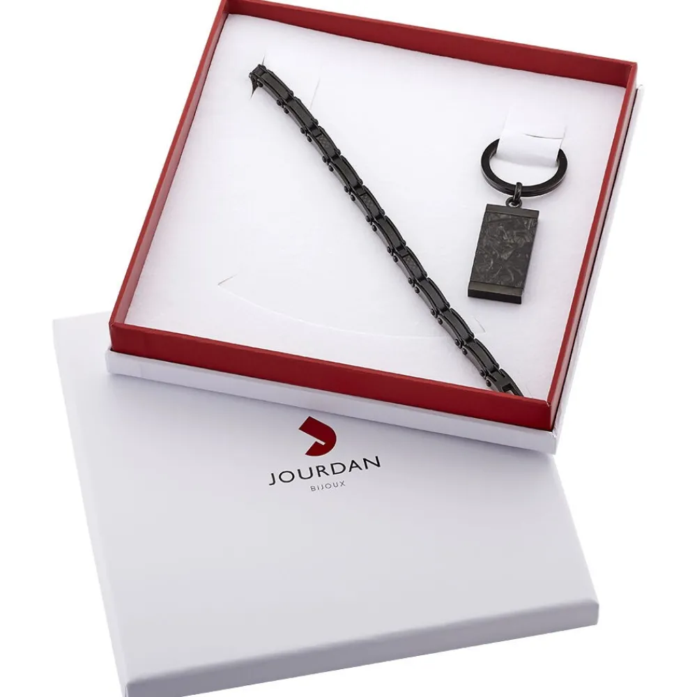 JOURDAN Bracelets Homme|Bracelets Acier Inoxydable > Bracelet Sheron Acier Noir