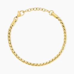 Marc Orian Bracelets Acier Inoxydable|Bijoux Acier Inoxydable > Bracelet Sloane Acier Jaune