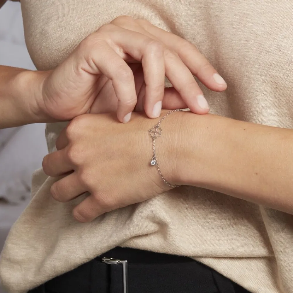 Marc Orian Bijoux Zirconium|Bracelets > Bracelet Spirit Argent Blanc Oxyde De Zirconium