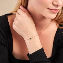 Marc Orian Bracelets Or|Bracelets > Bracelet Stellya Or Jaune Malachite or jaune malachite vert