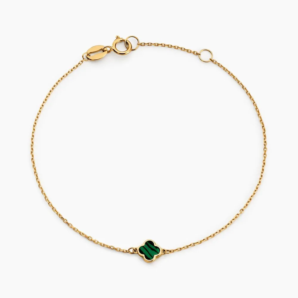 Marc Orian Bracelets Or|Bracelets > Bracelet Stellya Or Jaune Malachite or jaune malachite vert