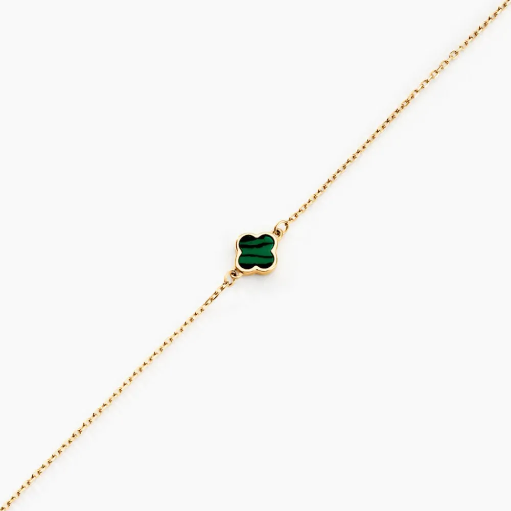 Marc Orian Bracelets Or|Bracelets > Bracelet Stellya Or Jaune Malachite or jaune malachite vert