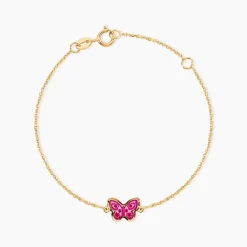 Marc Orian Bracelets Or|Bracelets Enfants > Bracelet Sulivia Papillon Or Jaune