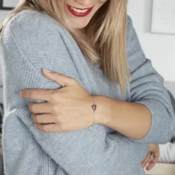 Marc Orian Bracelets Chaînes|Bracelets > Bracelet Sumeyra Argent Blanc Céramique