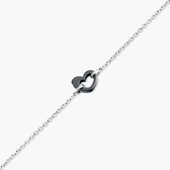 Marc Orian Bracelets Chaînes|Bracelets > Bracelet Sumeyra Argent Blanc Céramique