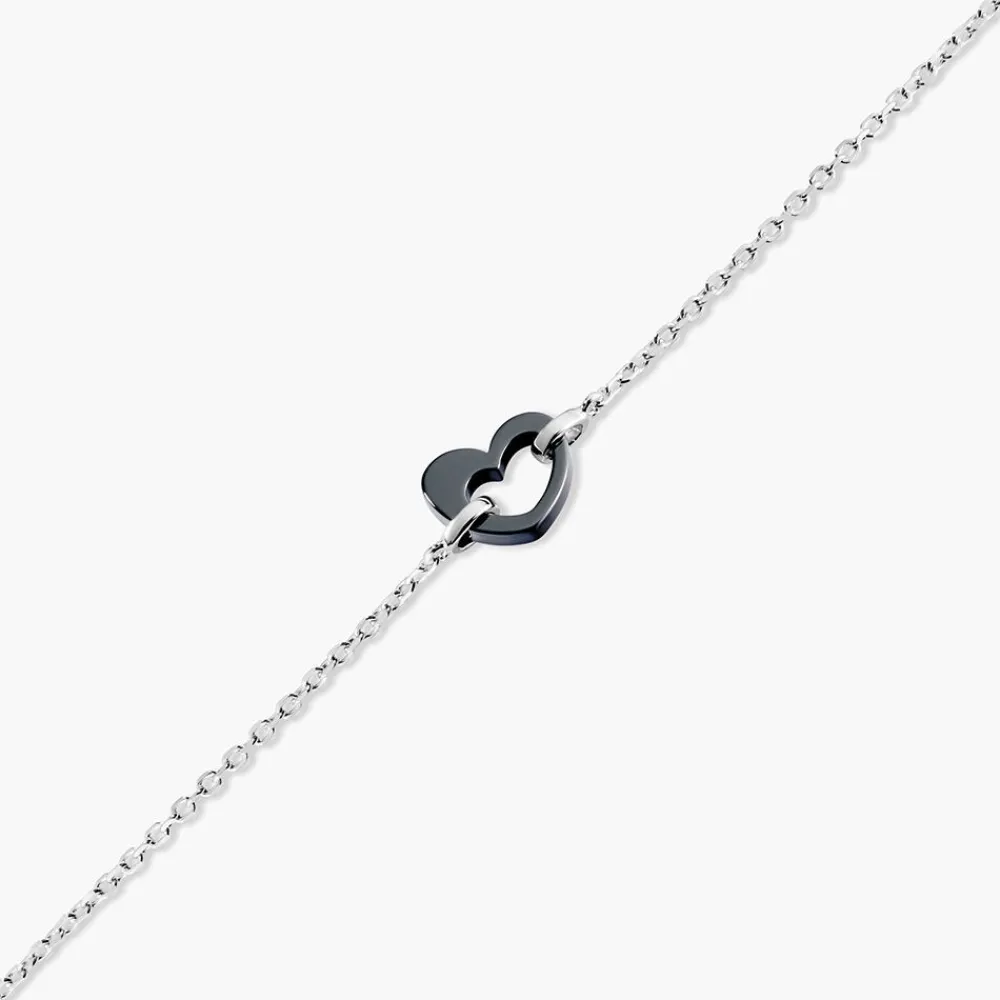 Marc Orian Bracelets Chaînes|Bracelets > Bracelet Sumeyra Argent Blanc Céramique