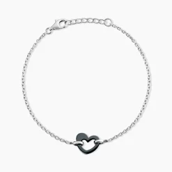 Marc Orian Bracelets Chaînes|Bracelets > Bracelet Sumeyra Argent Blanc Céramique