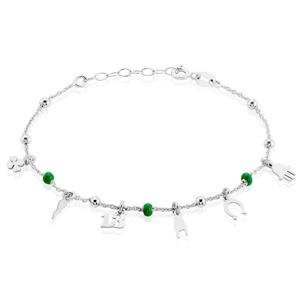 Marc Orian Bracelets|Bijoux Fantaisie > Bracelet Suzanna Argent Blanc