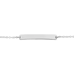 Marc Orian Gourmettes Argent|Bijoux Zirconium > Bracelet Suzeanne Argent Blanc Oxyde De Zirconium