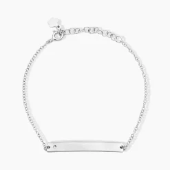 Marc Orian Gourmettes Argent|Bijoux Zirconium > Bracelet Suzeanne Argent Blanc Oxyde De Zirconium