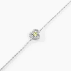 Bracelet Suzon Argent Blanc Oxyde De Zirconium
