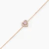 Marc Orian Bijoux Zirconium|Bracelets > Bracelet Suzon Argent Rose Oxyde De Zirconium