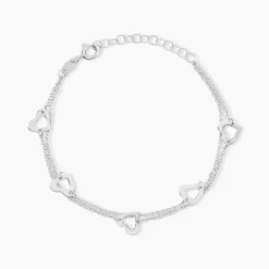 Marc Orian Bracelets Chaînes|Bracelets > Bracelet Suzy Argent Blanc