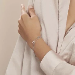 Marc Orian Bracelets Chaînes|Bracelets > Bracelet Suzy Argent Blanc