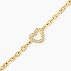 Marc Orian Bracelets Acier Inoxydable|Bijoux Acier Inoxydable > Bracelet Sydnee Acier Jaune Cristal