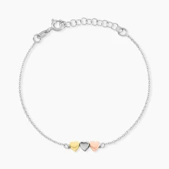 Marc Orian Bracelets|Bijoux Fantaisie > Bracelet Tania Argent Tricolore