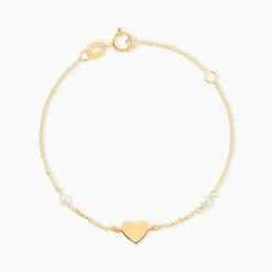 Bracelet Theotima Or Jaune Perle De Culture