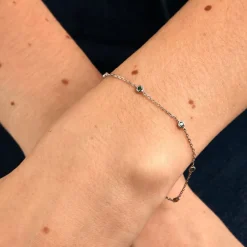 Marc Orian Bracelets|Bijoux Fantaisie > Bracelet Thesee Argent Blanc Spinelle