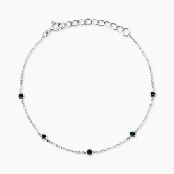 Marc Orian Bracelets|Bijoux Fantaisie > Bracelet Thesee Argent Blanc Spinelle