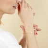 Marc Orian Bracelets|Bijoux Fantaisie > Bracelet Trilia Argent Rose