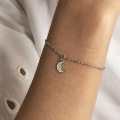 Marc Orian Bracelets|Bijoux Fantaisie > Bracelet Twiggy Argent Blanc