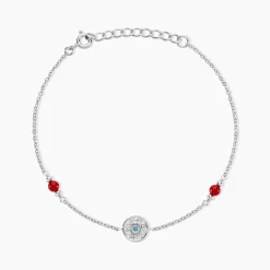 Marc Orian Bracelets|Idées Cadeaux Femme > Bracelet Umah Argent Blanc Corail Oxyde De Zirconium